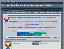 Tablet Screenshot of photos.firebirdclub.net